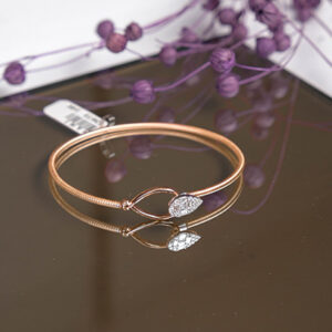 Amorette diamond bangle bracelet